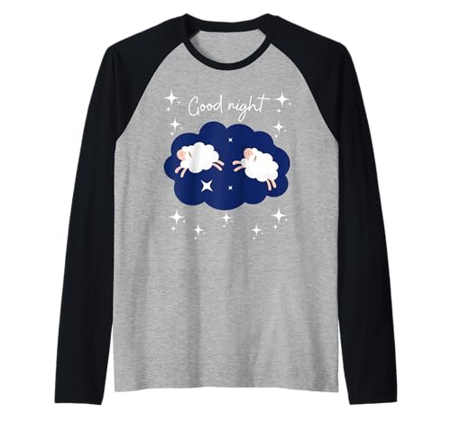 Good Night Counting Sheep Sleep Design Kleinkinder Jungen Mädchen Raglan Good Night Counting Sheep Sleep Design Kleinkinder Jungen Mädchen Raglan von Cute Kids Sleep Matching Family Sleeping Sheep