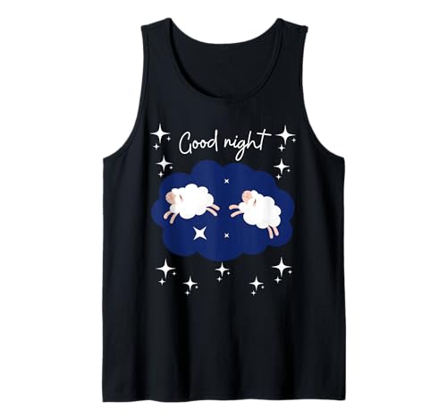 Good Night Counting Sheep Sleep Design Kleinkinder Jungen Mädchen Tank Top Good Night Counting Sheep Sleep Design Kleinkinder Jungen Mädchen Tank Top von Cute Kids Sleep Matching Family Sleeping Sheep