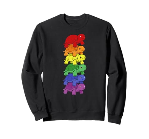 LGBT Turtle Rainbow Lesben Gay Pride Damen Herren Sweatshirt LGBT Turtle Rainbow Lesben Gay Pride Damen Herren Sweatshirt von Cute LGBTQ Turtle Costume For Men Women