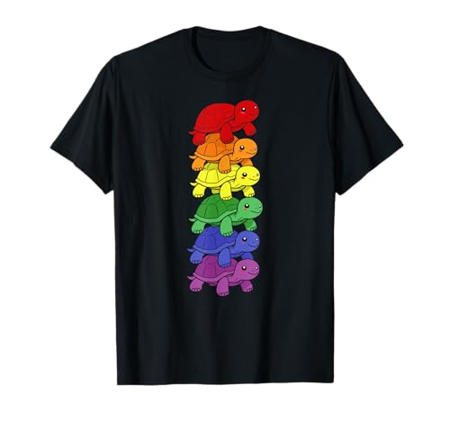 LGBT Turtle Rainbow Lesben Gay Pride Damen Herren T-Shirt LGBT Turtle Rainbow Lesben Gay Pride Damen Herren T-Shirt von Cute LGBTQ Turtle Costume For Men Women