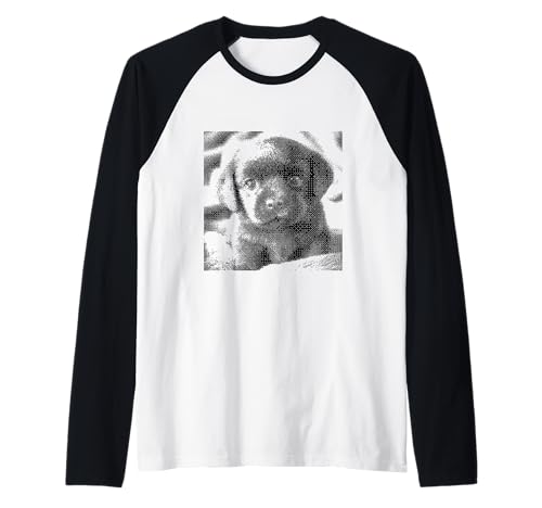 Abstrakter Labrador Welpe Hund Papa Hund Mama Raglan Abstrakter Labrador Welpe Hund Papa Hund Mama Raglan von Cute Labrador Puppy Designs