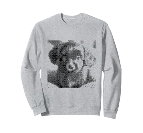 Abstrakter Labrador Welpe Hund Papa Hund Mama Sweatshirt von Cute Labrador Puppy Designs