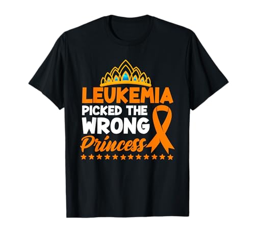 Leukämie wählte die falsche Prinzessin Kinder Krebs-Bewusstsein T-Shirt Leukämie wählte die falsche Prinzessin Kinder Krebs-Bewusstsein T-Shirt von Cute Leukemia Awareness Apparel for Women & Kids