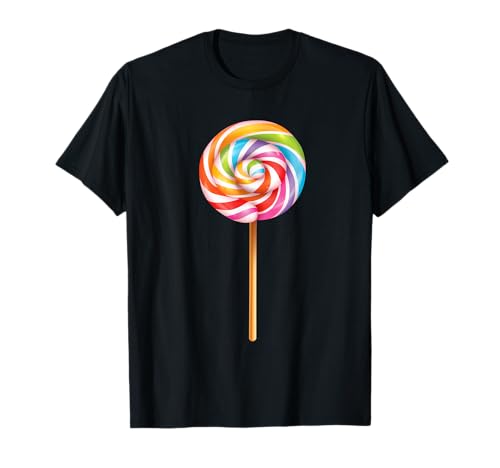 Lollipop Shirt Herren Damen Kinder Regenbogen Sucker Candy Kostüm T-Shirt Lollipop Shirt Herren Damen Kinder Regenbogen Sucker Candy Kostüm T-Shirt von Cute Lollipop Rainbow Sucker Candy Lover Gifts