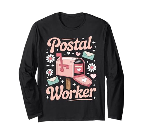Lustiger Postangestellter Spruch Humorvoller Briefkasten Liebe Frauen Männer Langarmshirt Lustiger Postangestellter Spruch Humorvoller Briefkasten Liebe Frauen Männer Langarmshirt von Cute Mail Carrier Heart Envelope Post Office