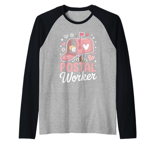 Lustiger Postangestellter Spruch Humorvoller Briefkasten Liebe Frauen Männer Raglan Lustiger Postangestellter Spruch Humorvoller Briefkasten Liebe Frauen Männer Raglan von Cute Mail Carrier Heart Envelope Post Office
