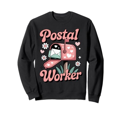 Lustiger Postangestellter Spruch Humorvoller Briefkasten Liebe Frauen Männer Sweatshirt Lustiger Postangestellter Spruch Humorvoller Briefkasten Liebe Frauen Männer Sweatshirt von Cute Mail Carrier Heart Envelope Post Office