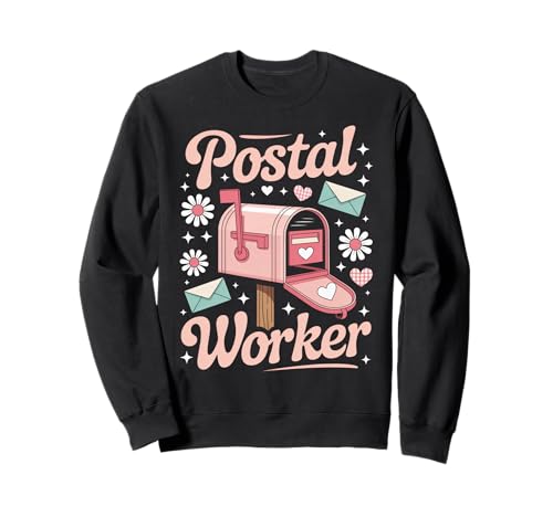 Lustiger Postangestellter Spruch Humorvoller Briefkasten Liebe Frauen Männer Sweatshirt Lustiger Postangestellter Spruch Humorvoller Briefkasten Liebe Frauen Männer Sweatshirt von Cute Mail Carrier Heart Envelope Post Office