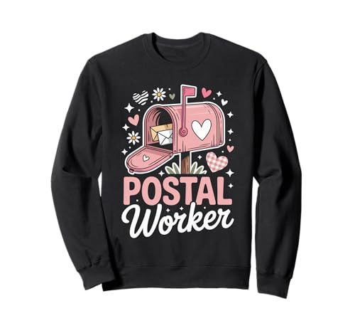 Lustiger Postangestellter Spruch Humorvoller Briefkasten Liebe Frauen Männer Sweatshirt Lustiger Postangestellter Spruch Humorvoller Briefkasten Liebe Frauen Männer Sweatshirt von Cute Mail Carrier Heart Envelope Post Office