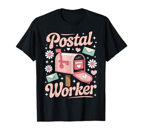 Lustiger Postangestellter Spruch Humorvoller Briefkasten Liebe Frauen Männer T-Shirt Lustiger Postangestellter Spruch Humorvoller Briefkasten Liebe Frauen Männer T-Shirt von Cute Mail Carrier Heart Envelope Post Office