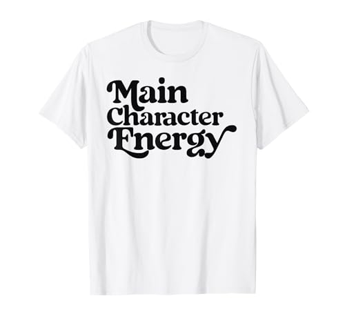 Hauptfigur Energy Positive Vibes Y2K Mädchen Damen Top T-Shirt Hauptfigur Energy Positive Vibes Y2K Mädchen Damen Top T-Shirt von Cute Main Character Energy Apparel Co.