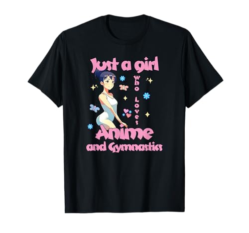 Nur EIN Mädchen, das Anime und Gymnastik liebt. Süßer Sport in Japan T-Shirt von Cute Manga Anime Lover Apparel