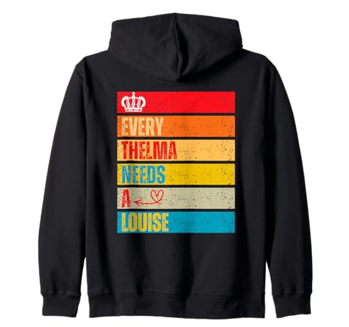 Every Thelma Needs A Louise, Beste Freundinnen im Retro-Stil für Damen Kapuzenjacke Every Thelma Needs A Louise, Beste Freundinnen im Retro-Stil für Damen Kapuzenjacke von Cute Matching Besties Design For Women