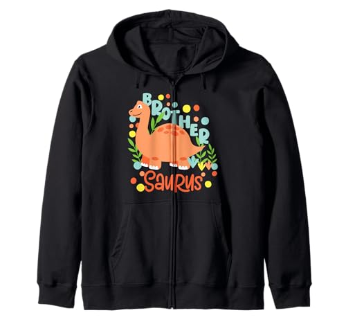 Brother Saurus Rex Dinosaurier Kinder Kapuzenjacke Brother Saurus Rex Dinosaurier Kinder Kapuzenjacke von Cute Matching Dinosaur Family Outfits