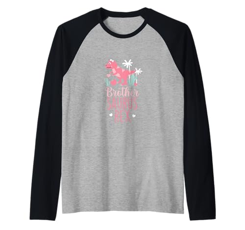 Brother Saurus Rex Dinosaurier Kinder Raglan Brother Saurus Rex Dinosaurier Kinder Raglan von Cute Matching Dinosaur Family Outfits