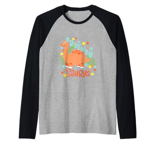 Brother Saurus Rex Dinosaurier Kinder Raglan Brother Saurus Rex Dinosaurier Kinder Raglan von Cute Matching Dinosaur Family Outfits
