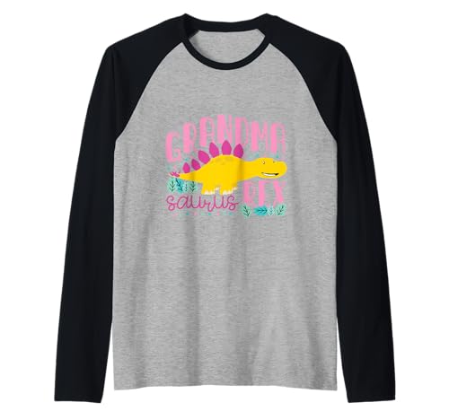 Grandma Saurus Rex Lustiger Dinosaurier Frauen Raglan Grandma Saurus Rex Lustiger Dinosaurier Frauen Raglan von Cute Matching Dinosaur Family Outfits