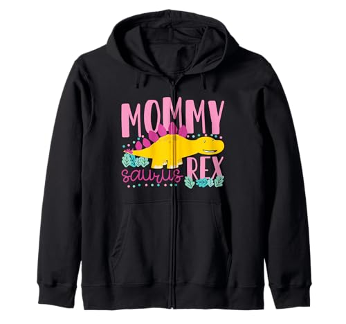 Mommy Saurus Rex For Mother Dinosaurier Kinder Mädchen Kapuzenjacke Mommy Saurus Rex For Mother Dinosaurier Kinder Mädchen Kapuzenjacke von Cute Matching Dinosaur Family Outfits