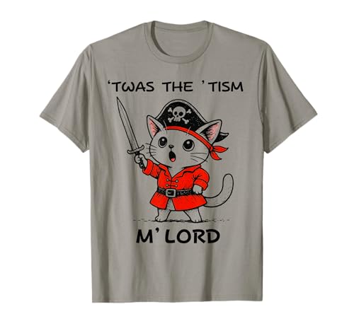 TWAS The Tism M'Lord Kawaii Pirat Cat Autismus Awareness Kids T-Shirt TWAS The Tism M'Lord Kawaii Pirat Cat Autismus Awareness Kids T-Shirt von Cute Meme Humor Cat Lovers Japanese Anime Design