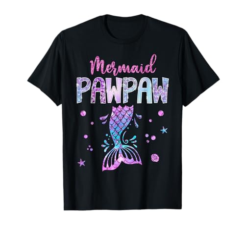Meerjungfrau Pawpaw Geburtstagsparty Mädchen Familie Matching T-Shirt von Cute Mermaid Tail Family Matching
