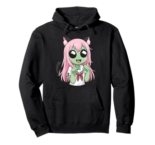 Lustiger Otaku aus dem Anime-Anime-Film „Kawaii Cat Girl Alien“ Pullover Hoodie Lustiger Otaku aus dem Anime-Anime-Film „Kawaii Cat Girl Alien“ Pullover Hoodie von Cute Nekomimi Alien Japanese Anime Sci-Fi Design
