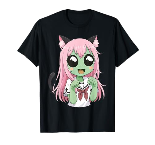 Lustiger Otaku aus dem Anime-Anime-Film „Kawaii Cat Girl Alien“ T-Shirt Lustiger Otaku aus dem Anime-Anime-Film „Kawaii Cat Girl Alien“ T-Shirt von Cute Nekomimi Alien Japanese Anime Sci-Fi Design
