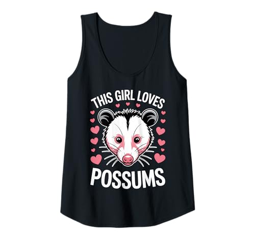 Damen This Girl Loves Opossums Tank Top Damen This Girl Loves Opossums Tank Top von Cute Opossum Cool Possum Design