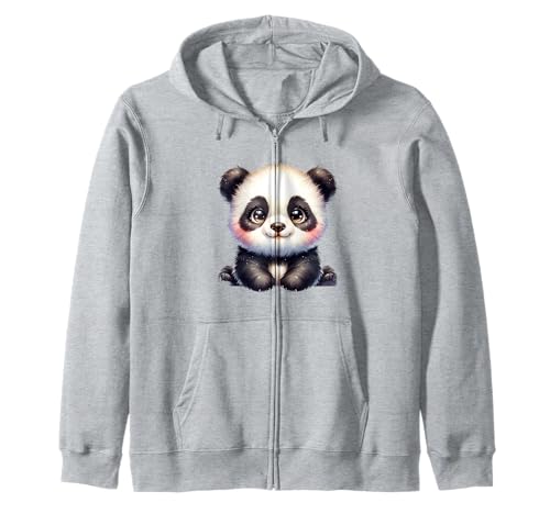 Kawaii Pandabär, niedliches Tier-Design für Kinder Kapuzenjacke Kawaii Pandabär, niedliches Tier-Design für Kinder Kapuzenjacke von Cute Panda Animal Designs for Children