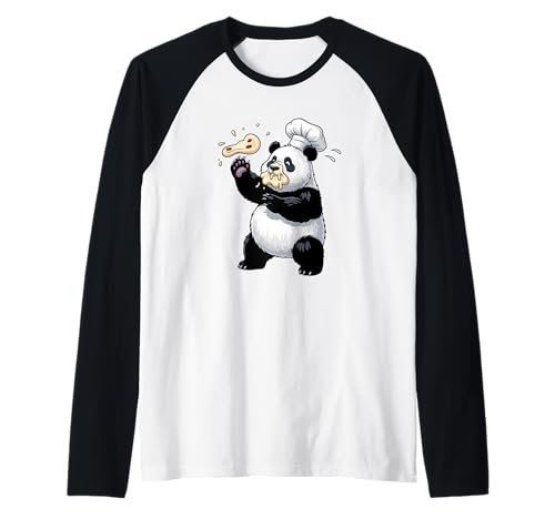 Funny Chef Panda Foodie Food Lover Cooker Geschenk Erwachsene Kinder Raglan Funny Chef Panda Foodie Food Lover Cooker Geschenk Erwachsene Kinder Raglan von Cute Panda Bear Animal Baking Pizza Graphic Design
