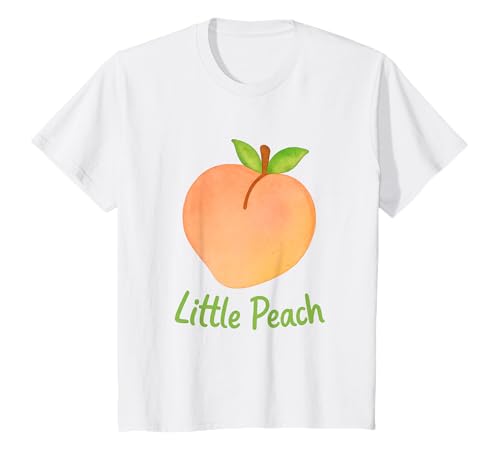Peach Kids Peaches Farm Fruit Lover Little Peach für Kleinkinder T-Shirt von Cute Peach Summer Farm Kids Boy Girl Gift