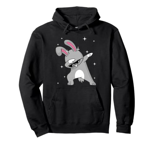 Men Women Kids Cool Rabbit Dabbing Animals Wildlife Parties Pullover Hoodie von Cute Pet Animal Lover Zoo Day Costume Theme Party