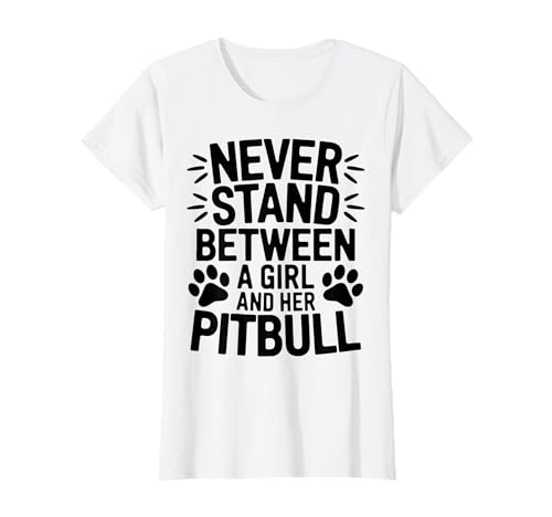 Pitbull Girl Lustiger Pitbull T-Shirt von Cute Pitbull Girl Funny Pitbulls Design