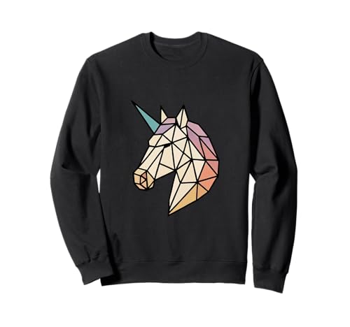 Niedliches Polygon-Einhorn-Tier, geeignet für Männer und Frauen. Sweatshirt Niedliches Polygon-Einhorn-Tier, geeignet für Männer und Frauen. Sweatshirt von Cute Polygon Products
