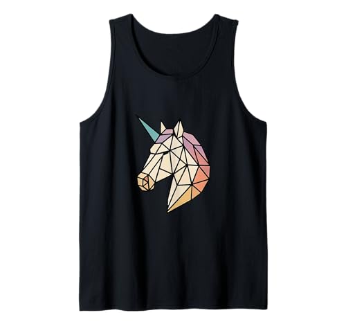 Niedliches Polygon-Einhorn-Tier, geeignet für Männer und Frauen. Tank Top Niedliches Polygon-Einhorn-Tier, geeignet für Männer und Frauen. Tank Top von Cute Polygon Products