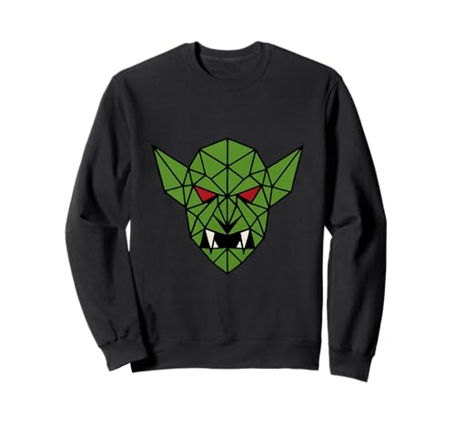 Niedliches Polygon Goblin RPG Tier geeignet für Männer und Frauen. Sweatshirt von Cute Polygon Products
