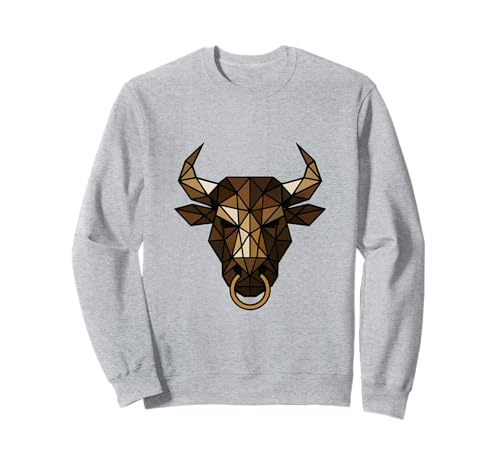 Niedliches Polygon-Minotaur-Tier, geeignet für Männer und Frauen. Sweatshirt Niedliches Polygon-Minotaur-Tier, geeignet für Männer und Frauen. Sweatshirt von Cute Polygon Products
