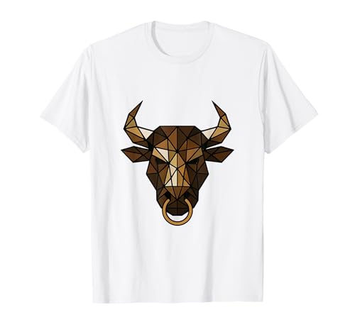 Niedliches Polygon-Minotaur-Tier, geeignet für Männer und Frauen. T-Shirt Niedliches Polygon-Minotaur-Tier, geeignet für Männer und Frauen. T-Shirt von Cute Polygon Products