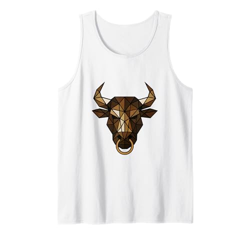 Niedliches Polygon-Minotaur-Tier, geeignet für Männer und Frauen. Tank Top Niedliches Polygon-Minotaur-Tier, geeignet für Männer und Frauen. Tank Top von Cute Polygon Products