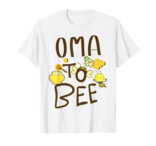 Oma To Bee Baby Reveal Expecting Grandma Ankündigung T-Shirt von Cute Pregnancy Announcement Merchandise