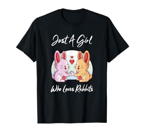 Mädchen Liebt Hasen Kaninchen T-Shirt Mädchen Liebt Hasen Kaninchen T-Shirt von Cute Rabbit Love Cartoon Quote