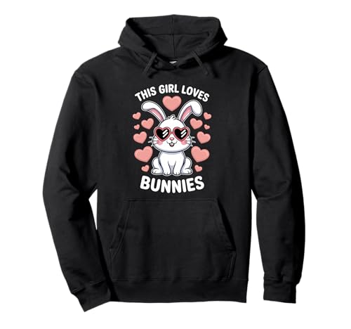 Dieses Mädchen liebt Hasen Pullover Hoodie Dieses Mädchen liebt Hasen Pullover Hoodie von Cute Rabbits Cool Bunny Design