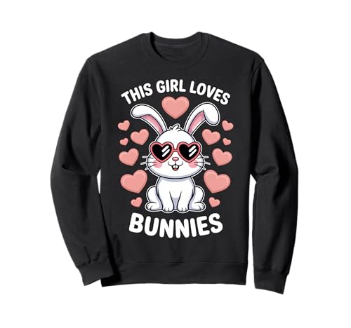 Dieses Mädchen liebt Hasen Sweatshirt Dieses Mädchen liebt Hasen Sweatshirt von Cute Rabbits Cool Bunny Design