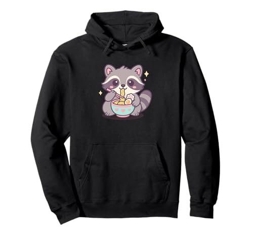 Waschbär isst Ramen Kawaii Japanisches Essen Männer Frauen Kinder Pullover Hoodie Waschbär isst Ramen Kawaii Japanisches Essen Männer Frauen Kinder Pullover Hoodie von Cute Raccoon Ramen Noodles Lover Merch Gifts