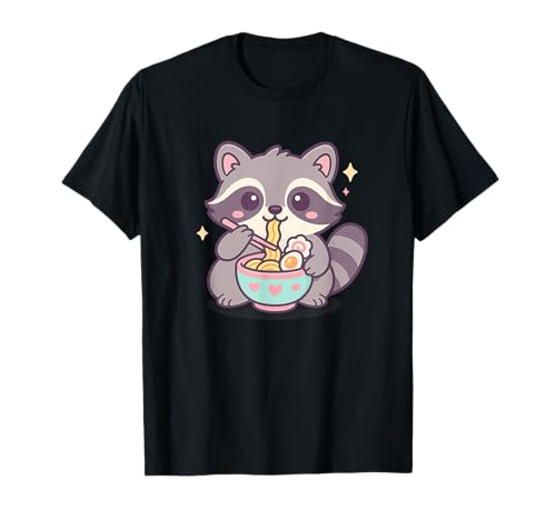 Waschbär isst Ramen Kawaii Japanisches Essen Männer Frauen Kinder T-Shirt Waschbär isst Ramen Kawaii Japanisches Essen Männer Frauen Kinder T-Shirt von Cute Raccoon Ramen Noodles Lover Merch Gifts