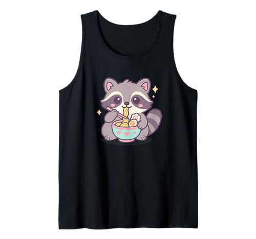 Waschbär isst Ramen Kawaii Japanisches Essen Männer Frauen Kinder Tank Top Waschbär isst Ramen Kawaii Japanisches Essen Männer Frauen Kinder Tank Top von Cute Raccoon Ramen Noodles Lover Merch Gifts