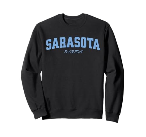 Sarasota Florida, Light Blue Varsity Top for Women & Girls Sweatshirt Sarasota Florida, Light Blue Varsity Top for Women & Girls Sweatshirt von Cute Sarasota Apparel with Coastal Charm
