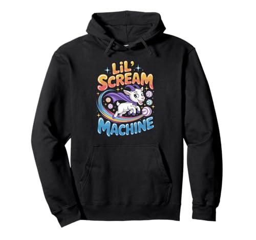 Lil Scream Machine Süße Ziege Halloween Kinder Pullover Hoodie Lil Scream Machine Süße Ziege Halloween Kinder Pullover Hoodie von Cute Screaming Goat Halloween Kids Kawaii