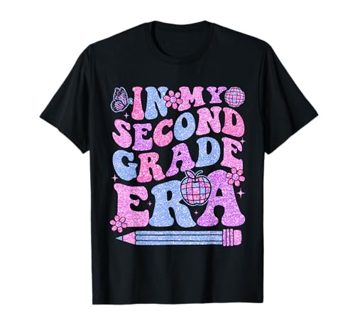 In meiner zweiten Klasse geht das Mädchen Wieder zur Schule, Lehrerin der 2. Klasse T-Shirt In meiner zweiten Klasse geht das Mädchen Wieder zur Schule, Lehrerin der 2. Klasse T-Shirt von Cute Second Grade First Day Of School Kids Girls