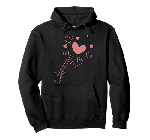 Süßes sendendes Herz, lustiges Unisex-Design für Männer und Frauen Pullover Hoodie von Cute Sending Heart Funny Unisex Design For Tee