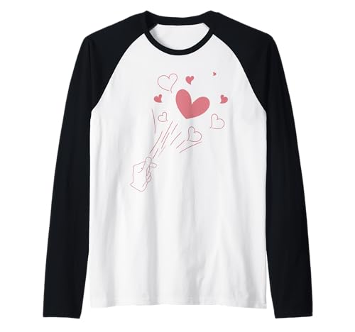 Süßes sendendes Herz, lustiges Unisex-Design für Männer und Frauen Raglan Süßes sendendes Herz, lustiges Unisex-Design für Männer und Frauen Raglan von Cute Sending Heart Funny Unisex Design For Tee